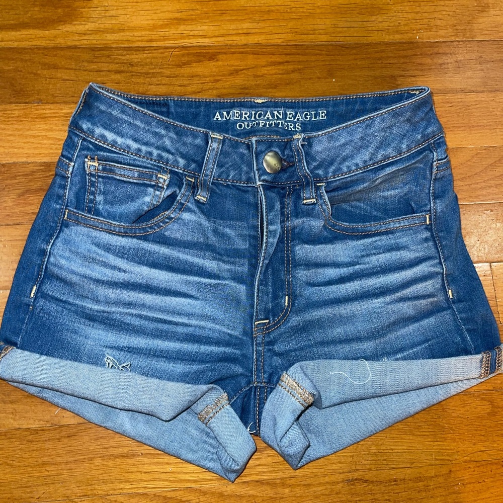 American Eagle jean shorts, size 2